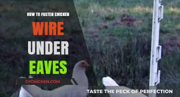 Secure Chicken Wire Under Eaves: Easy DIY Installation Guide