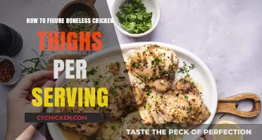 Perfect Portions: Calculating Boneless Chicken Thighs Per Serving