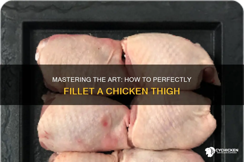 how to fillet a chicken thigh