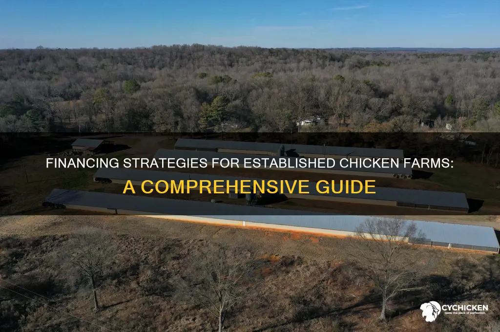 how to financing an eatablished chicken farm