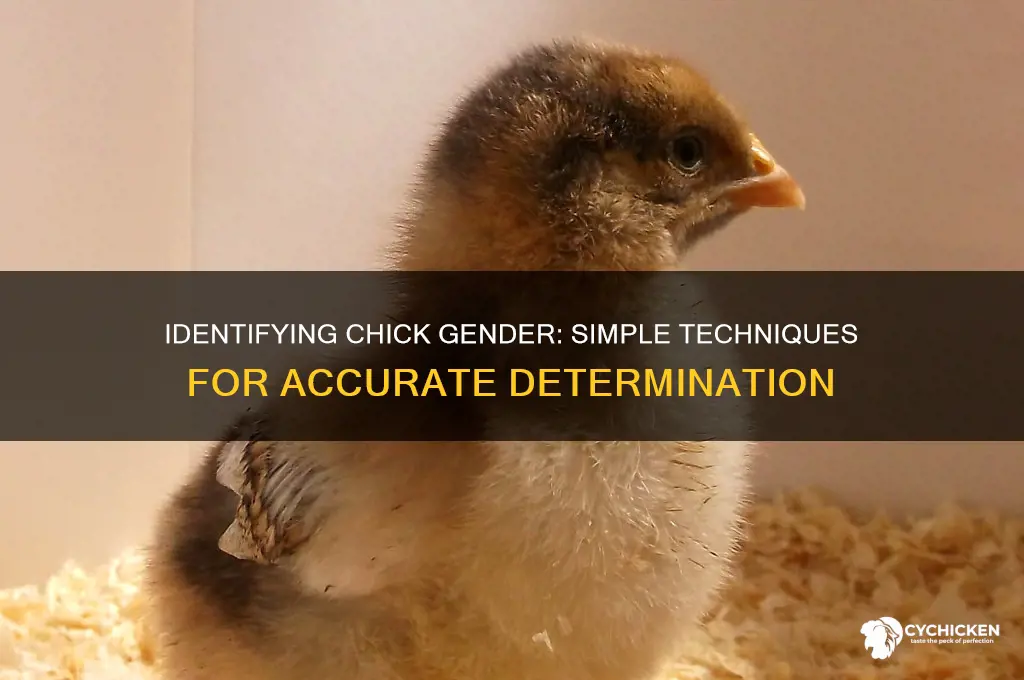 how to find out a chicks gender