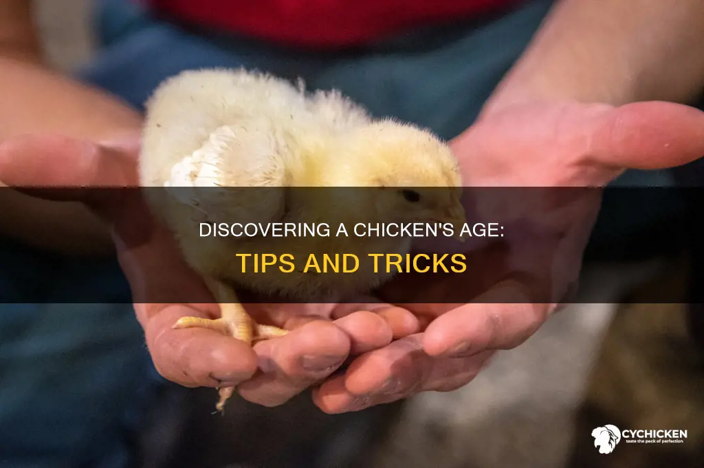 how to find out how old a chicken is