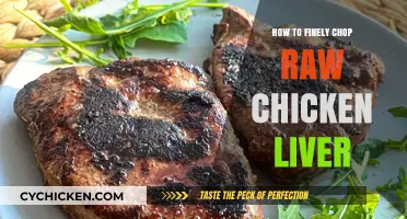 Mastering the Art of Finely Chopping Raw Chicken Liver: Tips & Techniques