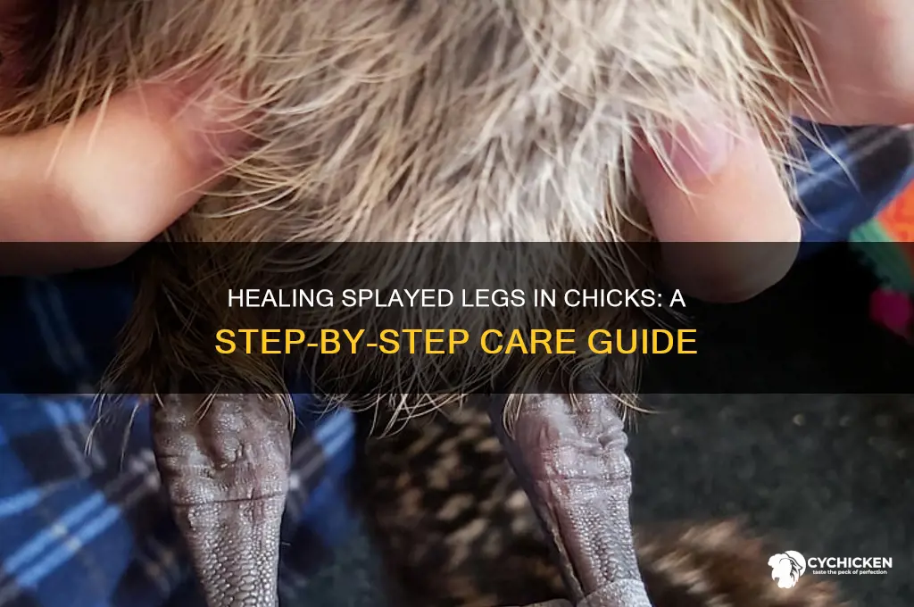 how to fix a chick with splayed legs