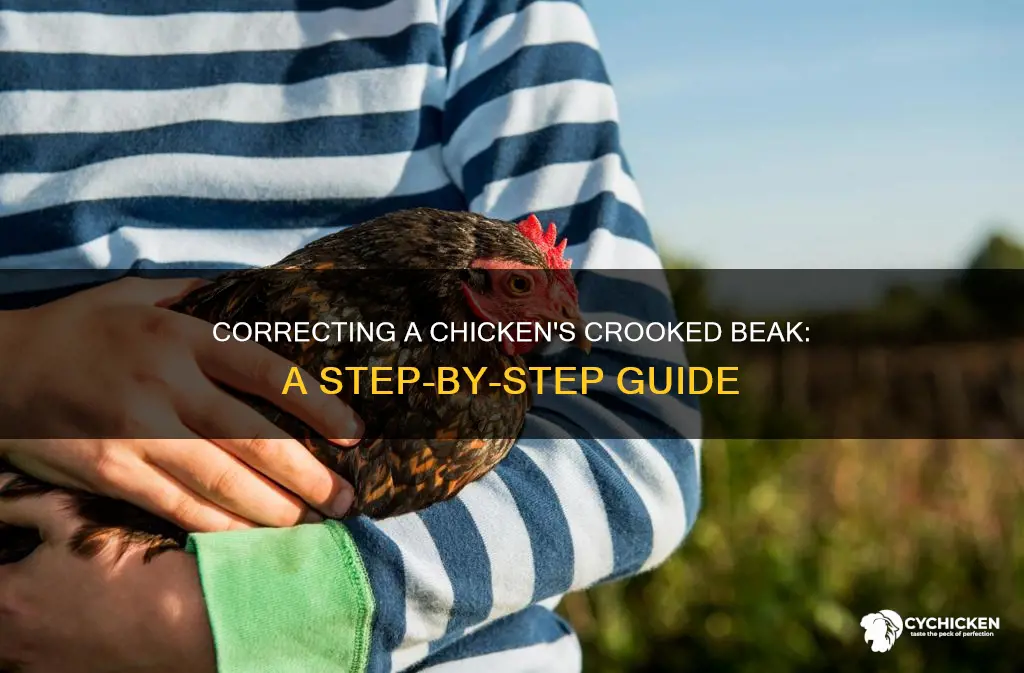how to fix a crooked beak on a chicken