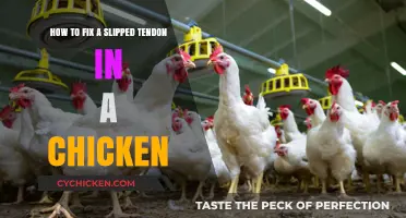 Fixing a Slipped Tendon in Chickens: A Step-by-Step Guide
