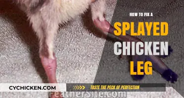 Fixing Splayed Chicken Leg: A Step-by-Step Guide for Healthy Chicks