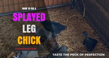 Effective Solutions for Correcting Splayed Leg Chickens: A Step-by-Step Guide