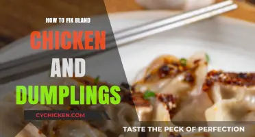 Revive Your Chicken and Dumplings: Flavorful Fixes for Bland Comfort Food