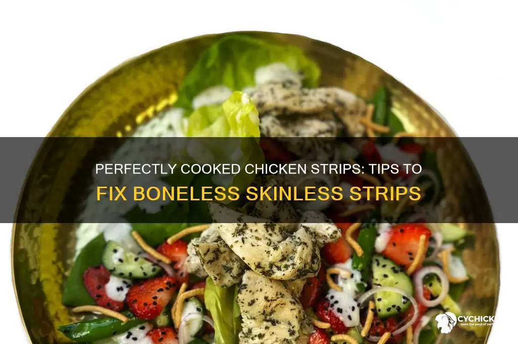 how to fix boneless skinless chicken strips