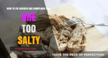 Fixing Salty Chicken and Dumplings: Tips and Tricks