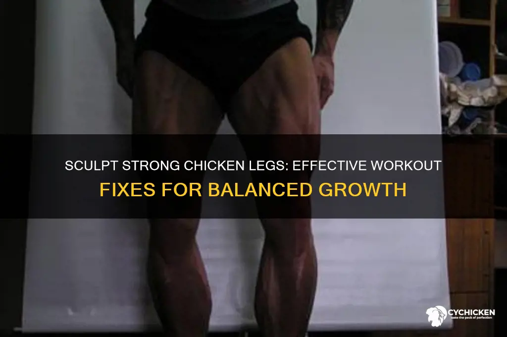 how to fix chicken legs on work out