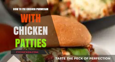 Creative Chicken Parmesan Fix: Using Patties for a Quick Twist