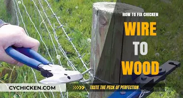 Securely Attaching Chicken Wire to Wood: A Step-by-Staple Guide