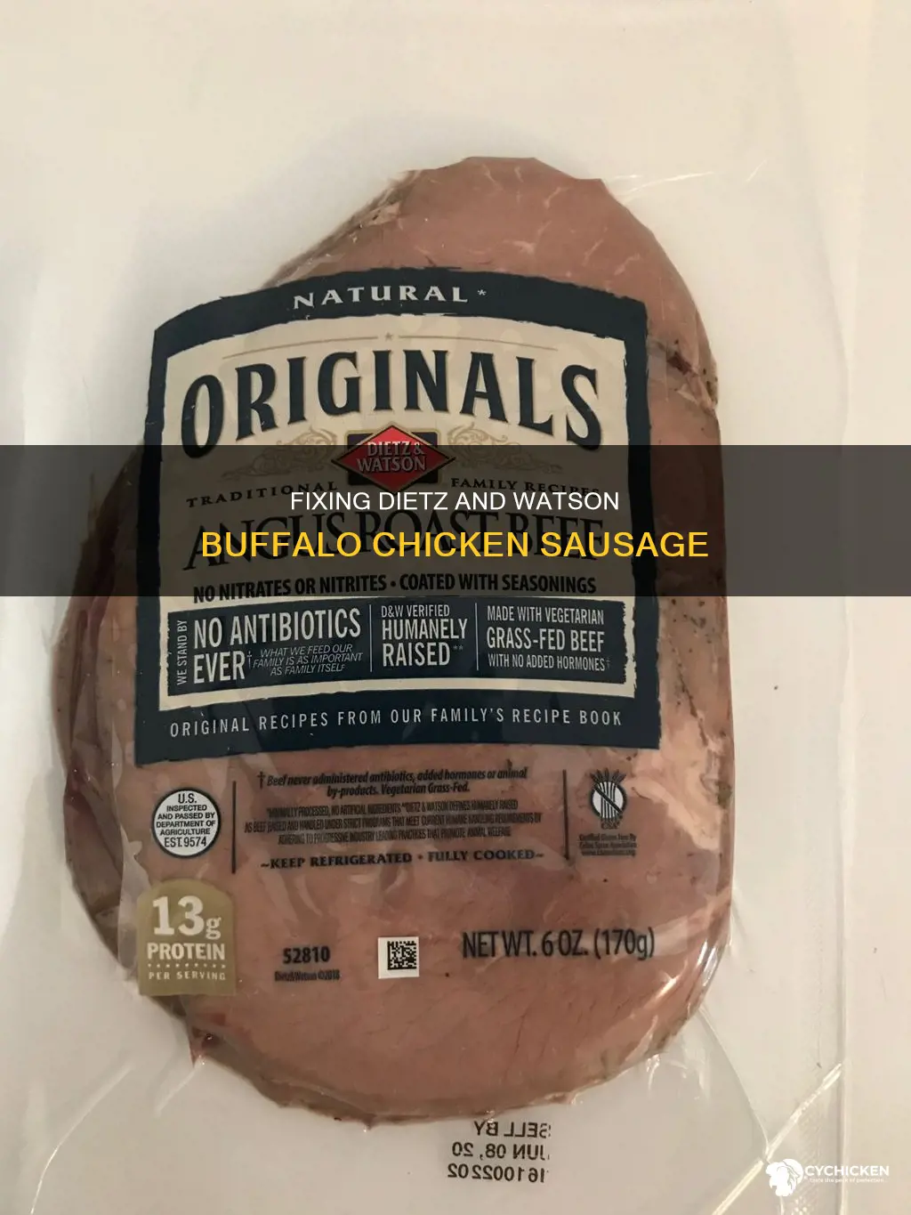 how to fix dietz and watson buffalo style chicken sausage