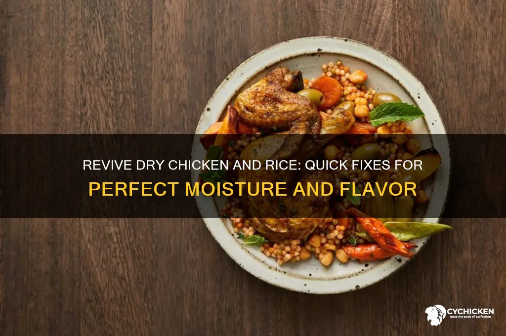 how to fix dry chicken and rice