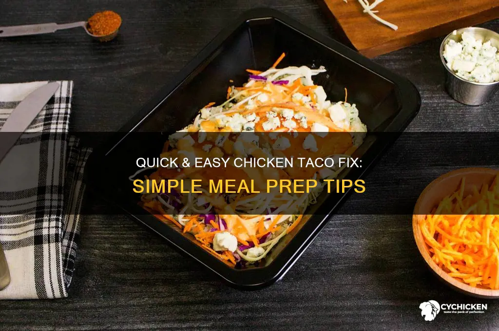 how to fix meals chicken for tacos