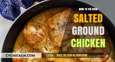 Rescue Over-Salted Ground Chicken: Quick Fixes and Flavor Balancing Tips