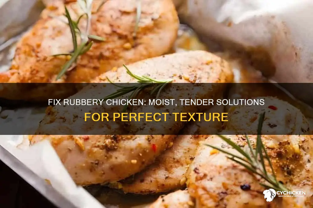 how to fix rubbery chicken not dry