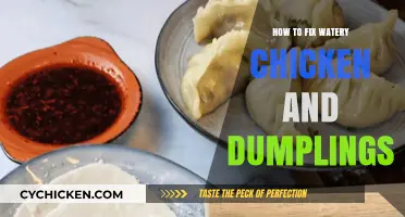 Fix Watery Chicken and Dumplings: Simple Tips for Perfect Texture