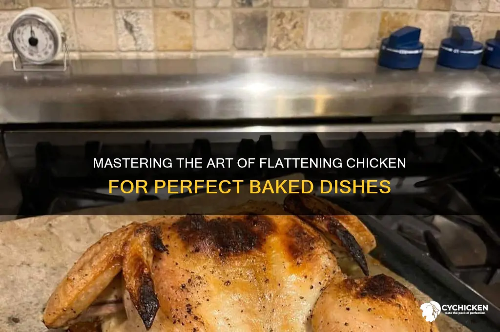 how to flatten a chicken for baking