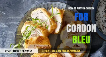 Mastering Flattened Chicken: Perfect Technique for Cordon Bleu Preparation