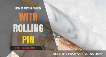 Mastering the Art of Flattening Chicken with a Rolling Pin