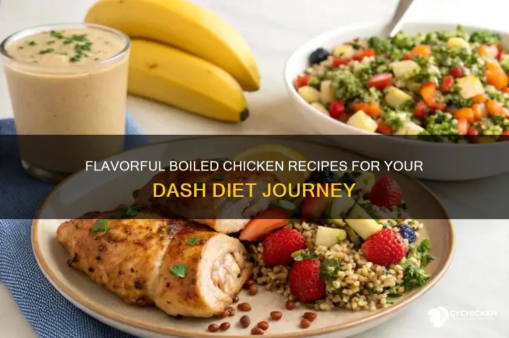 how to flavor boiled chicken for dash diet