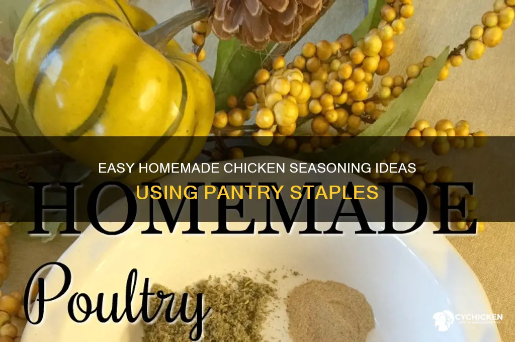 how to flavor chicken with stuff at hme