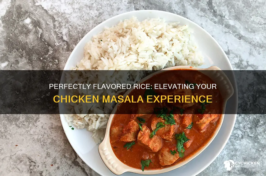 how to flavor rice for chicken masala