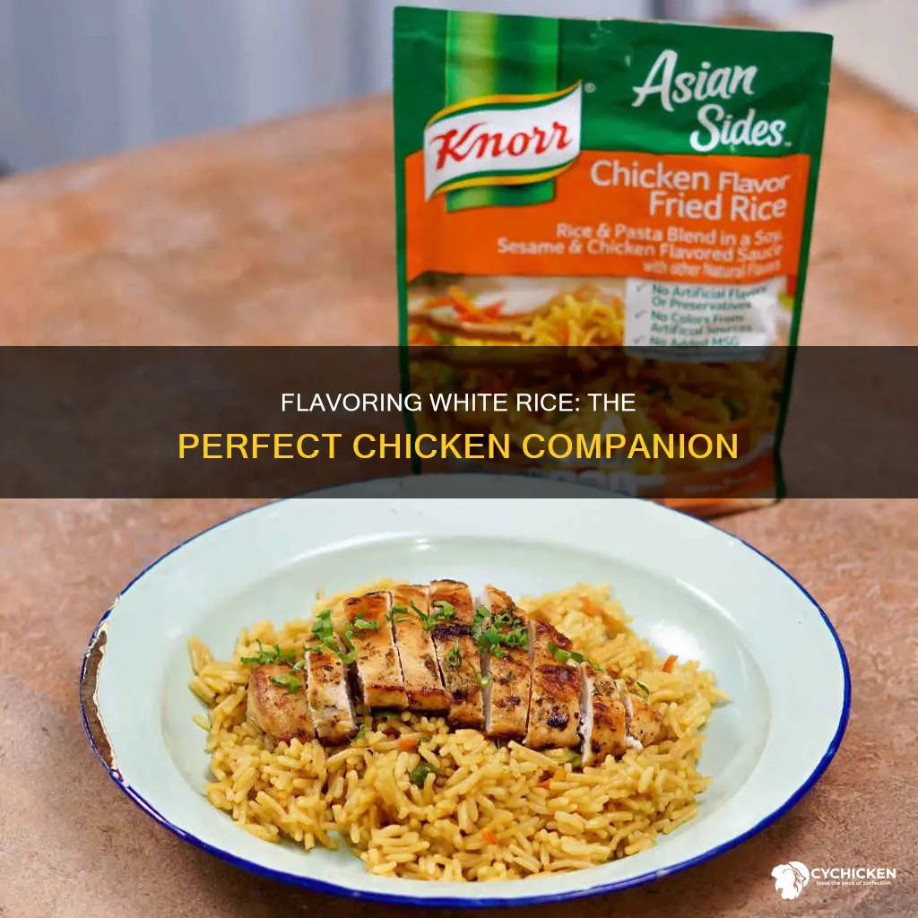 how to flavor white rice to go with chicken
