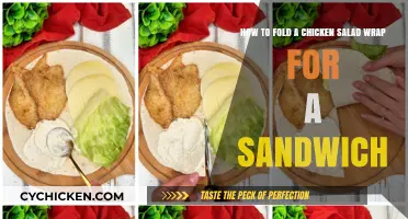 Master the Art of Folding a Chicken Salad Wrap Sandwich