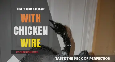 Crafting a Cat Sculpture: Chicken Wire Shaping Guide for Beginners