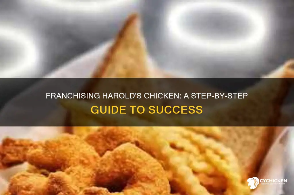 how to franchise a harold