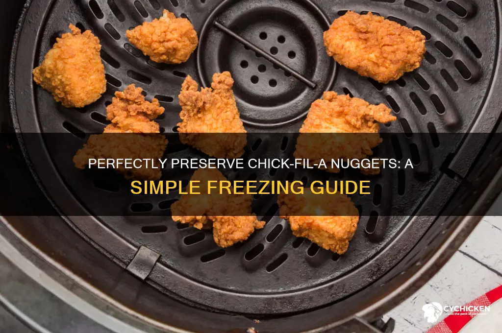 how to freeze chick fil a nuggets