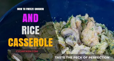 Perfectly Preserve Your Chicken and Rice Casserole: Freezing Tips