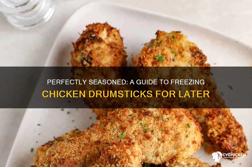 how to freeze chicken drumsticks with season