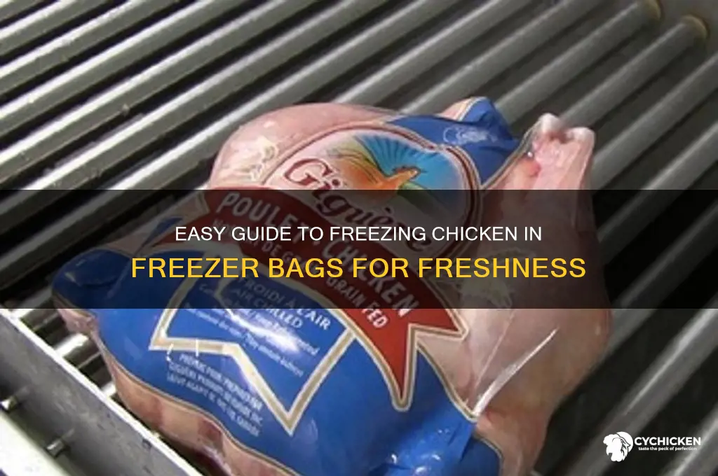 how to freeze chicken in freezer bags