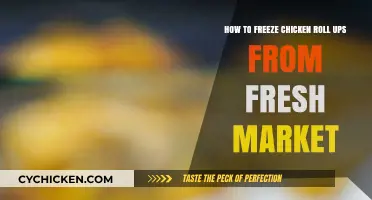 Freezing Chicken Roll-Ups: A Fresh Market Guide