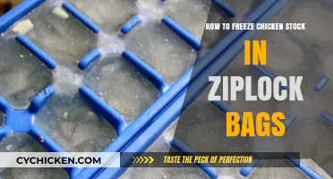 Easy Freezing Tips: Storing Chicken Stock in Ziplock Bags