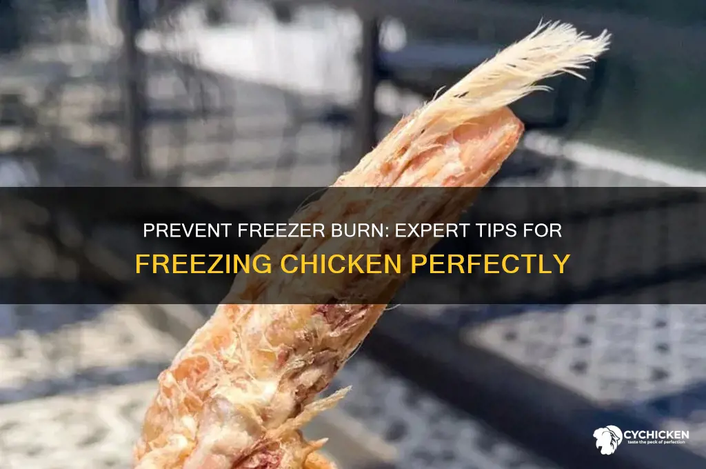 how to freeze chicken without freezer burn