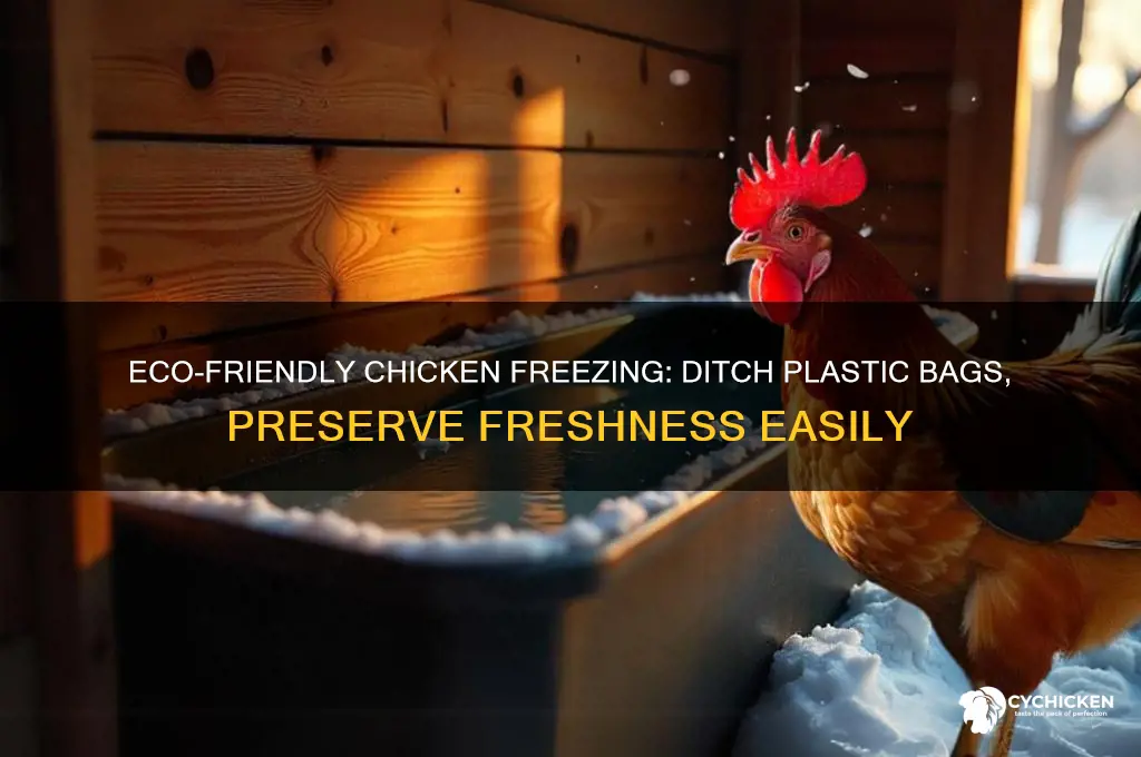 how to freeze chicken without plastic bags