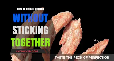Easy Tips to Freeze Chicken Without Sticking Together
