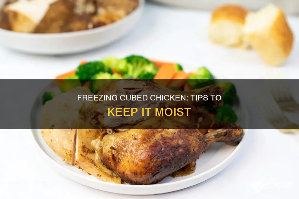 how to freeze cubed chicken so it doesnt dry out