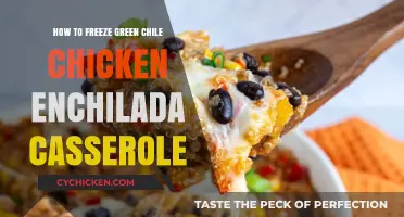Perfectly Freeze Green Chile Chicken Enchilada Casserole: Easy Steps