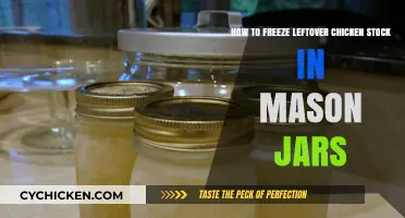 Freezing Chicken Stock: Mason Jar Method