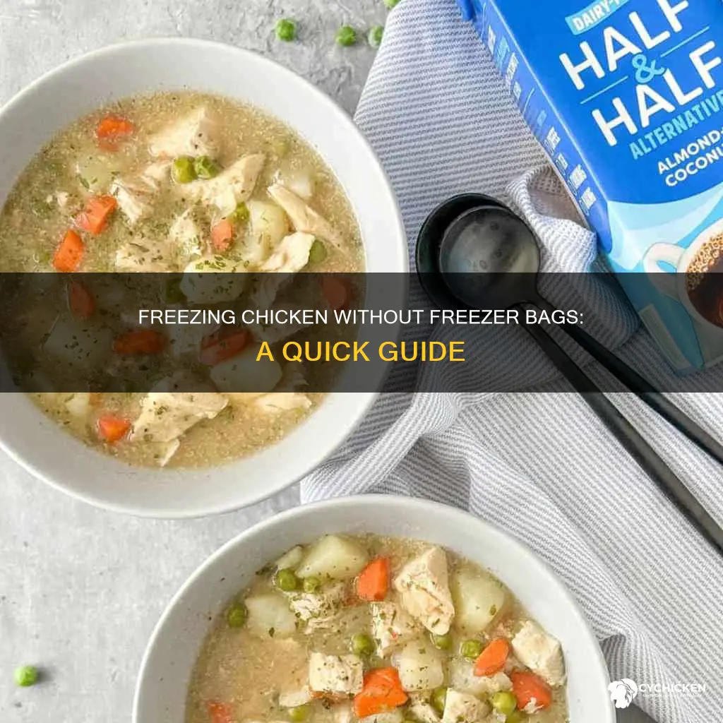 how to freeze my chicken with no freezer bags