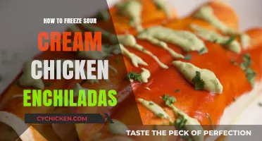 Easy Freezing Tips for Sour Cream Chicken Enchiladas
