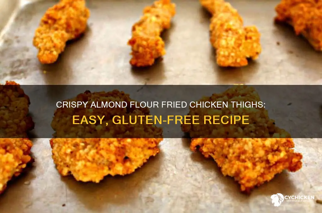how to fry chicken thighs with almond flour