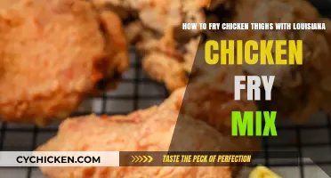 Crispy Perfection: Frying Chicken Thighs with Louisiana Chicken Fry Mix